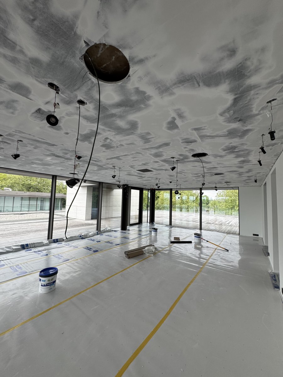 Chantier de construction coordonné par EVCONIC en Wallonie